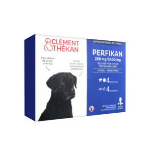 Clément Thékan Perfikan Chien de 20 à 40kg - 4 x 4.4ml