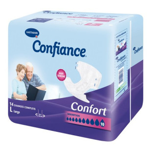 Confiance® Confort Absorption 10 G taille 3 Large - 14 pièces