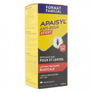 Apaisyl Xpert Lotion & Peigne Anti-Poux - 200ml