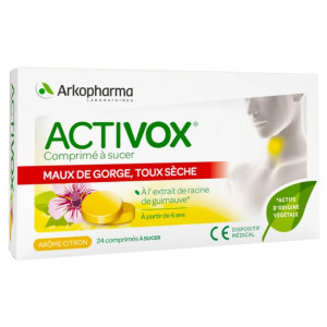 Activox® Comprimé à Sucer Citron - 24 comprimés