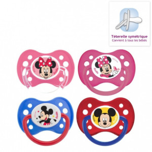 Sucette +6 Mois "Duo MINNIE" - 2 sucettes