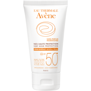 Crème Minérale Solaire Très Haute Protection SPF 50+, 50ml