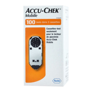 Accu-chek Mobile Cassettes 100 tests - 2 cassettes