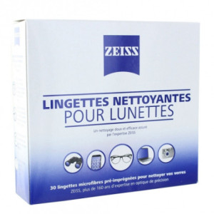 Lingettes Nettoyantes pour Lunettes - 30 unités