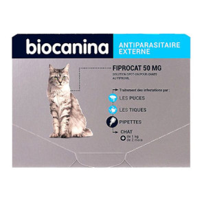 Biocanina FiproCat 50mg - 3 pipettes