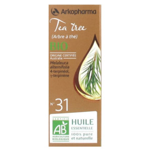 Arkopharma Huile Essentielle Tea Tree (Melaleuca alternifolia) Bio n°31 -10 ml