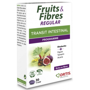 Ortis Fruits & Fibres Regular - 30 comprimés 