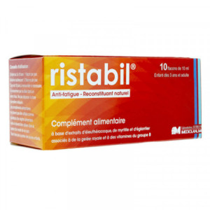 Ristabil Anti-Fatigue Reconstituant Naturel - 10 flacons 