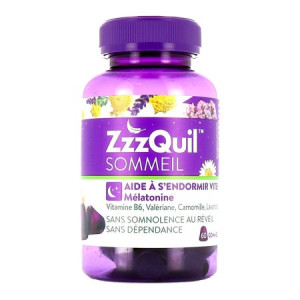 ZzzQuil Sommeil Mélatonine - 60 gommes