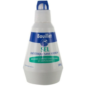 BOUILLET Sel diététique appauvri en sodium, 240g