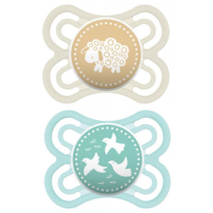 Mam Sucettes Perfect Naissance Silicone 0-6 Mois - 2 unités