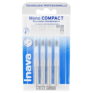 Inava Mono Compact Brossettes Interdentaires - 4 unités