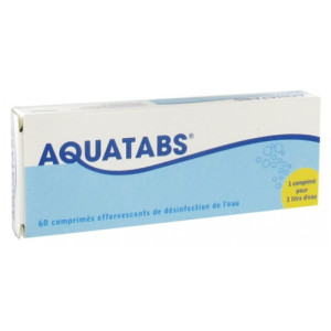 Aquatabs 1 Litre - 60 Comprimés