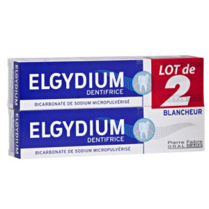 Elgydium Dentifrice Blancheur - Lot de 2 x 75ml