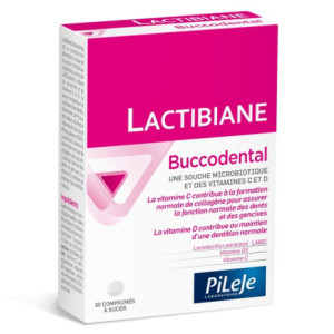 Pileje Lactibiane Buccodental - 30 comprimés à sucer