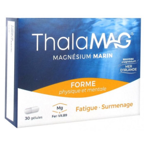 Thalamag Magnésium Marin Forme Physique et Mentale - 30 Gélules