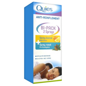 Quies Anti-Ronflement Bi-Pack - 2 Sprays