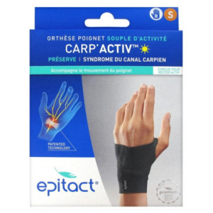 Epitact Orthèse Poignet Souple d'Activité Carp'Activ Main Droite - Taille S