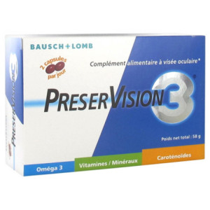 Bausch + Lomb PreserVision 3 - 60 Capsules