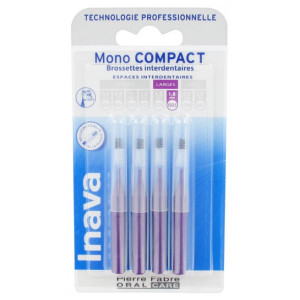  Inava Mono Compact  Brossettes Interdentaires Taille : ISO5 - 4 unités 