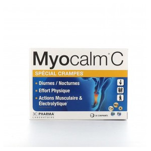 3C Pharma Myocalm C Crampes - 30 comprimés