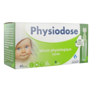 Gilbert Physiodose Sérum Physiologique Stérile - 40 Unidoses Végétales