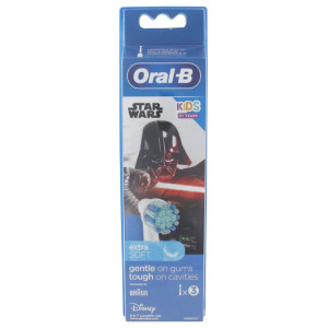 Oral-B Disney Kids 3 Ans et + 3 Têtes de Rechange - Modèle : Star Wars 1 unité