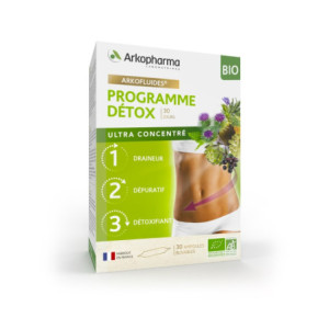 Arkopharma Arkofluides Détox Bio 20 Ampoules + 10 Ampoules Offertes