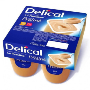 Delical Crème dessert HP HC La Floridine saveur praliné - 4x200 g