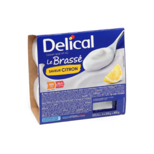 Delical Dessert lacté HP HC Le Brassé saveur Citron- 4x 200 g