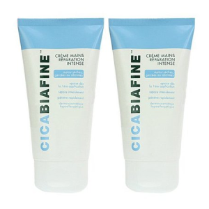 CICABIAFINE Crème Mains Réparation Intense, 2x75ml