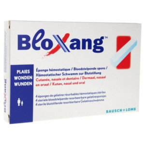 Bausch + Lomb Bloxang 4 Éponges Hémostatiques - 4 unités