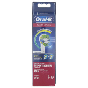 Oral-B Floss Action Clean Maximiser - 3 Brossettes