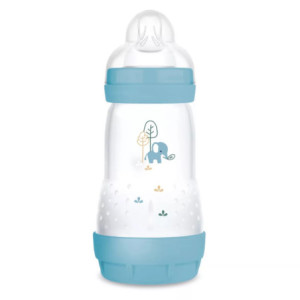 MAM Biberon Bio Easy Start Anti-Colique - 2+ Mois éléphant - 260 ml