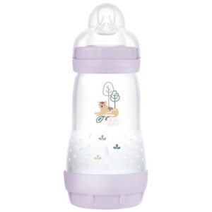 MAM Easy Start Biberon Anti-Colique Débit Moyen Lila - 260ml 