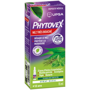 UPSA Phytovex Nez Très Bouché Spray Nasal - 15 ml