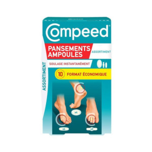 Compeed Pansements Ampoules Moyen Format - 3 Tailles 10 Pansements