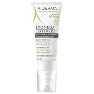 A-DERMA Exomega Allergo Baume Émollient Anti-Grattage - 40 ml