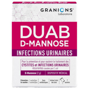 Granions Duab D-Mannose Infections Urinaires - 7 Sachets