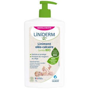 Liniderm Liniment Oléo-Calcaire Bio Flacon-Pompe - 1 L