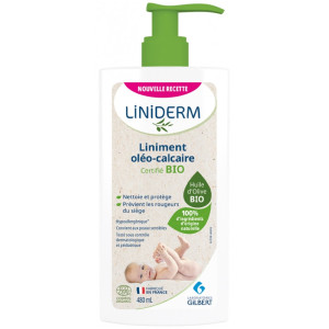 Liniderm Liniment Oléo-Calcaire Bio Flacon-Pompe - 480 ml