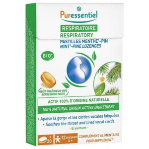 Puressentiel Respiratoire Pastilles Menthe Pin - 20 Pastilles