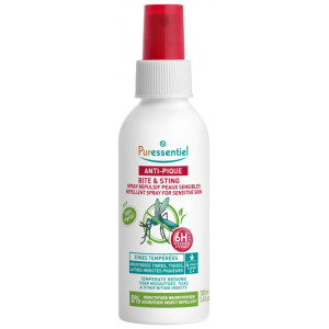 Puressentiel Anti-Pique Spray Répulsif Peaux Sensibles - 100 ml