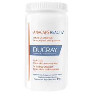 Ducray Anacaps Reactiv Chute de Cheveux Réactionnelle - 90 Capsules