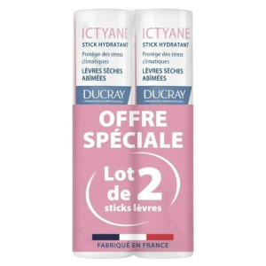 Ducray Ictyane stick Lèvres Hydratant - 2x3g