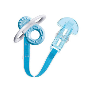 Mam Mini Anneau de Dentition et Attache - 2 mois et plus - 1 Unité