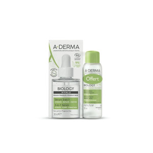 A-DERMA Biology Sérum 3-en-1 + Eau micellaire offerte - 30ml