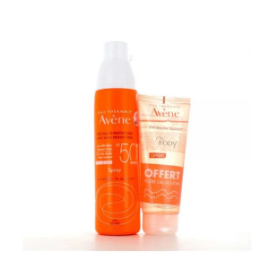 Avène - Spray solaire SPF50+ - 200ml - + Gel douche douceur 100ml offert