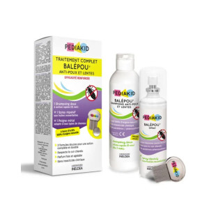 Pediakid Balépou Shampooing + Spray + Peigne