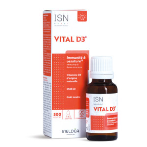 ISN - VITAL D3  Immunité & Ossature 20ml